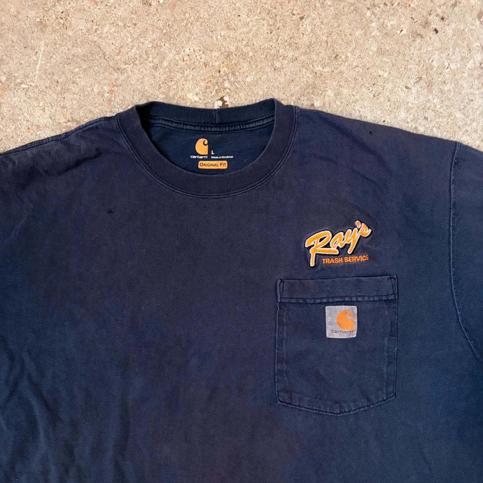 Vintage Carhartt Workwear Pocket T-Shirt - Ray's Trash Service