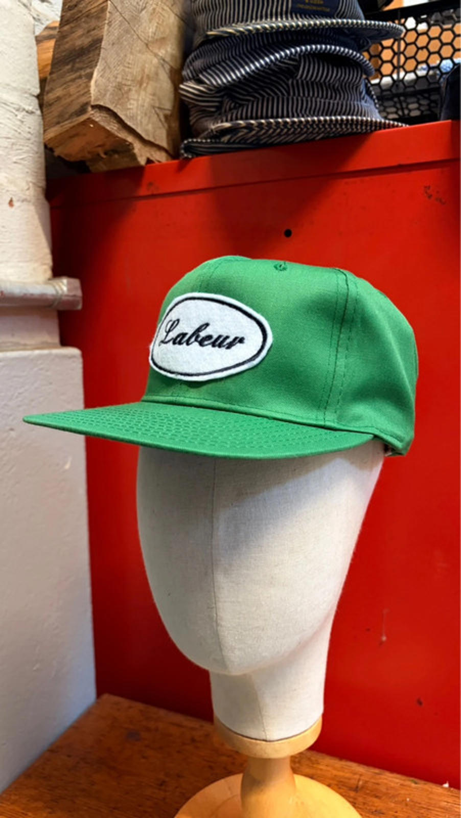 Labeur Vintage Custom Cap - Green (Unbranded Blank)