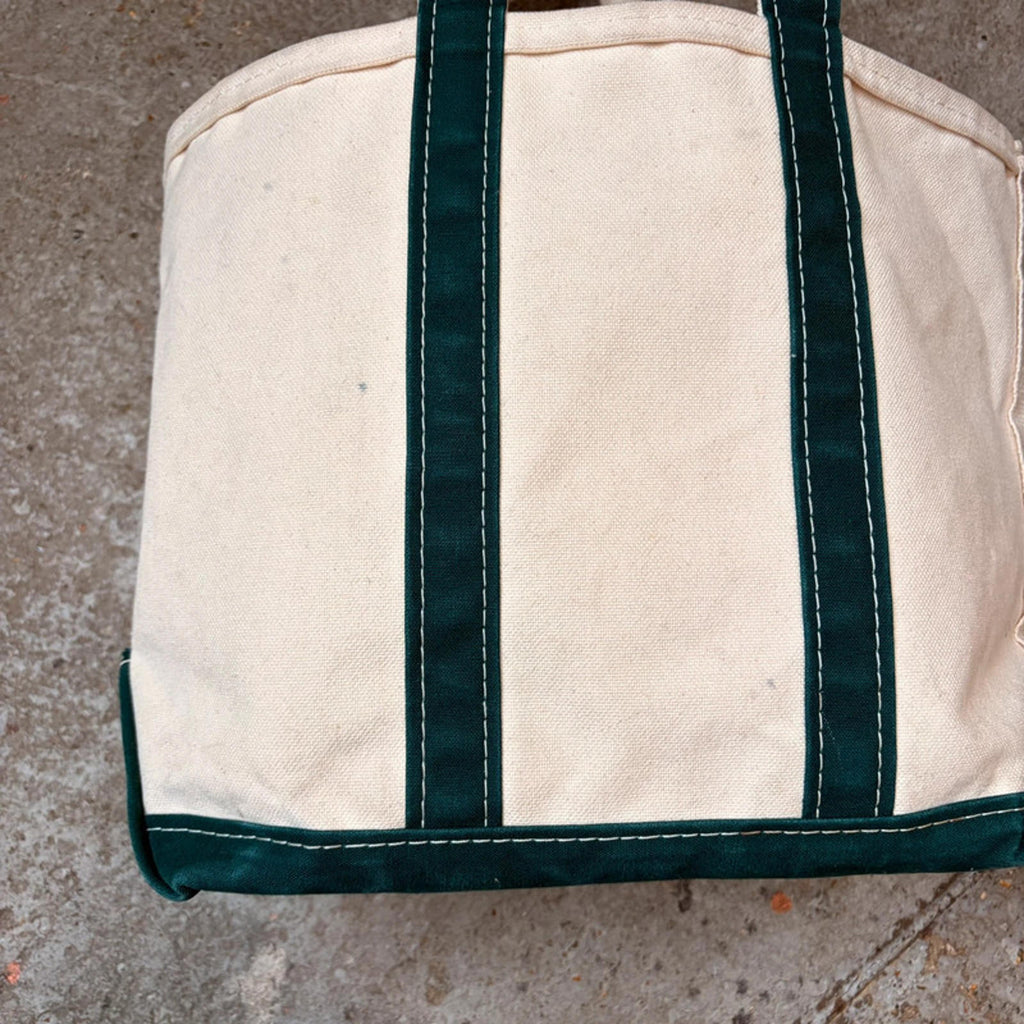 Vintage L.L.Bean Boat and Tote Bag - Hunter Green / Canvas