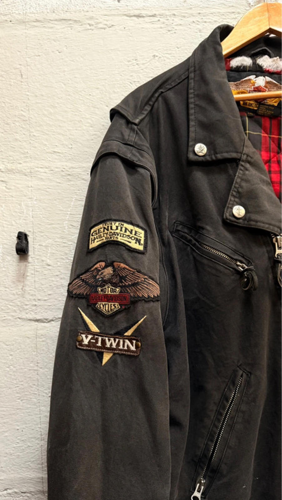 Vintage Harley Davidson Bomber Jacket
