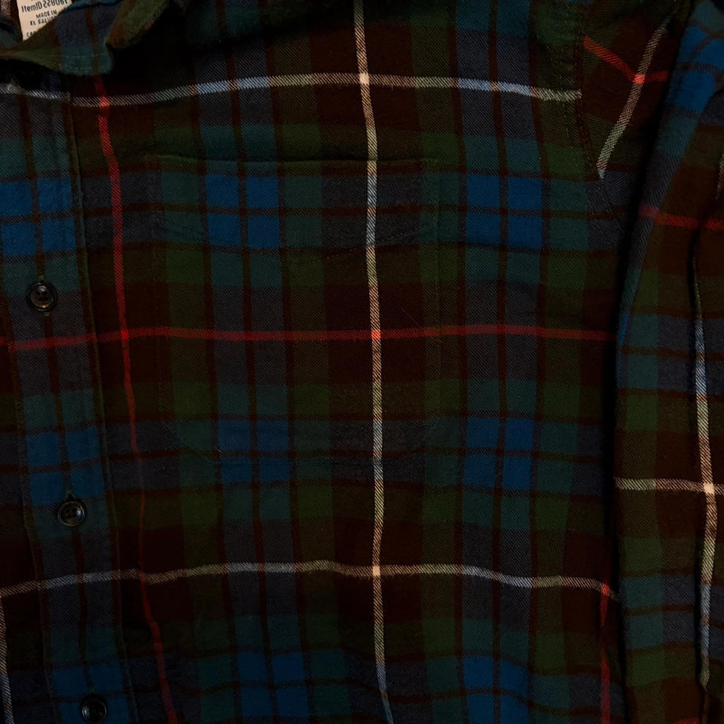 L.L.Bean Flannel Shirt - Blue and Green Plaid