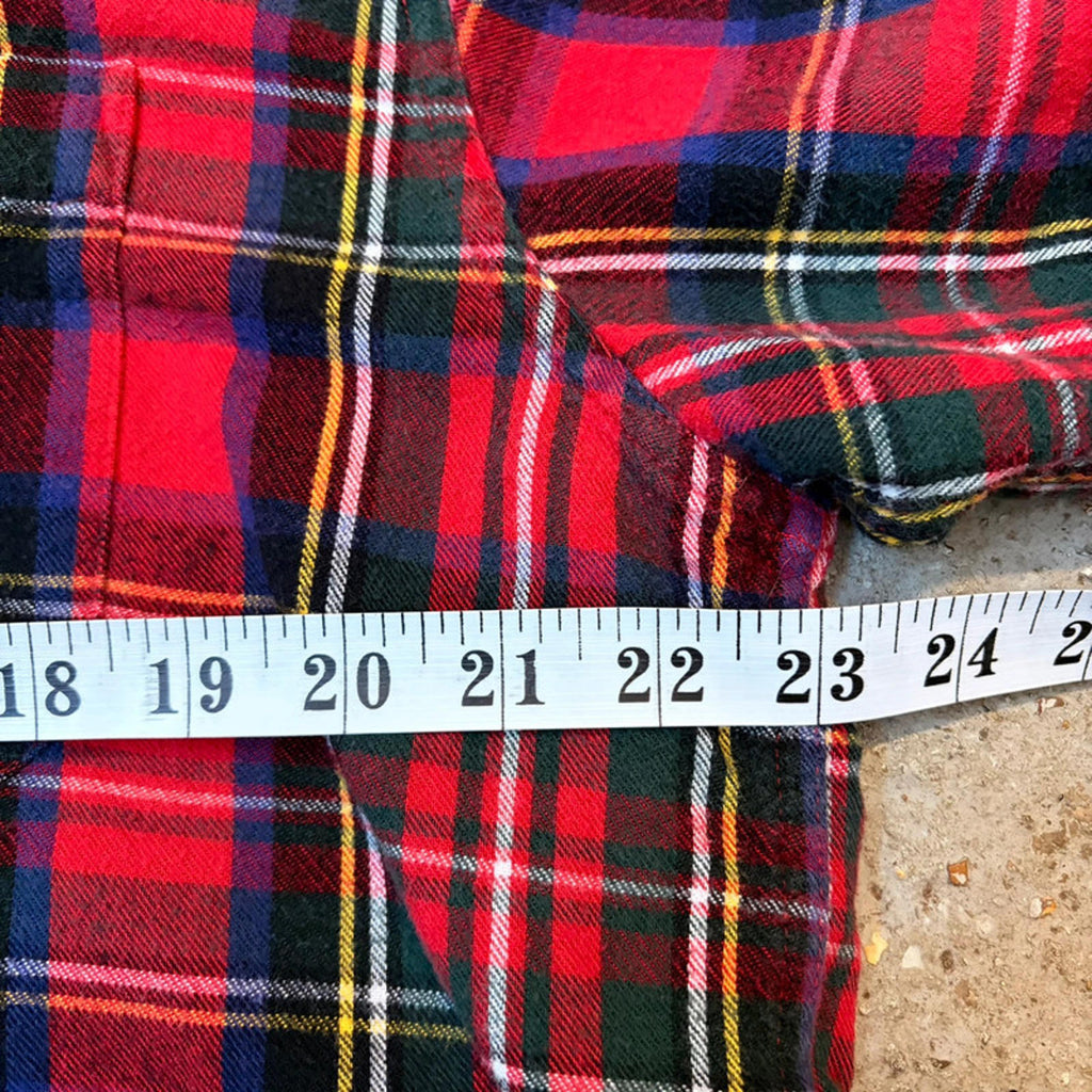 L.L.Bean Flannel Shirt - Red Tartan Plaid
