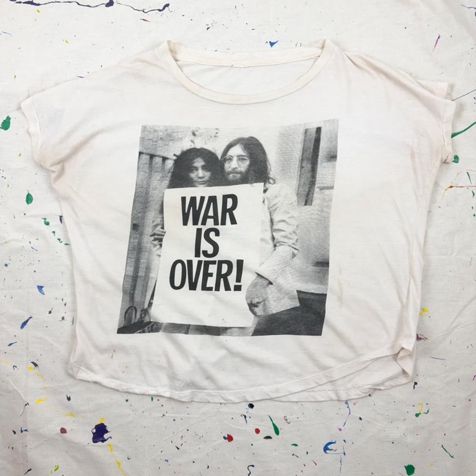 Authentic 80s Vintage John Lennon & Yoko Ono Graphic Tee