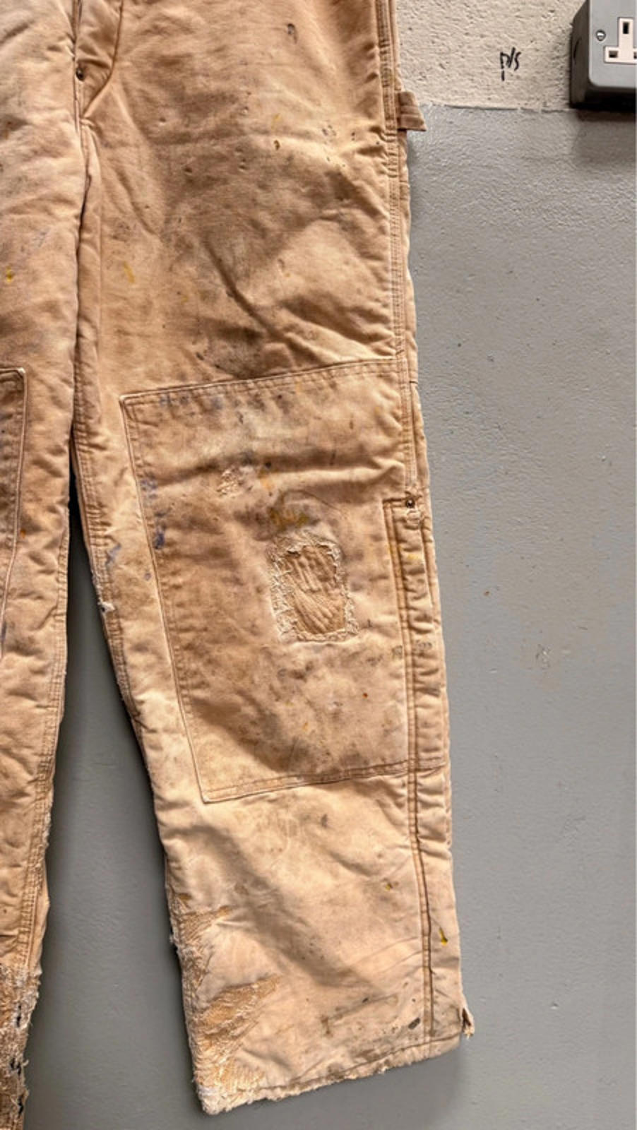 Distressed Carhartt Dungarees