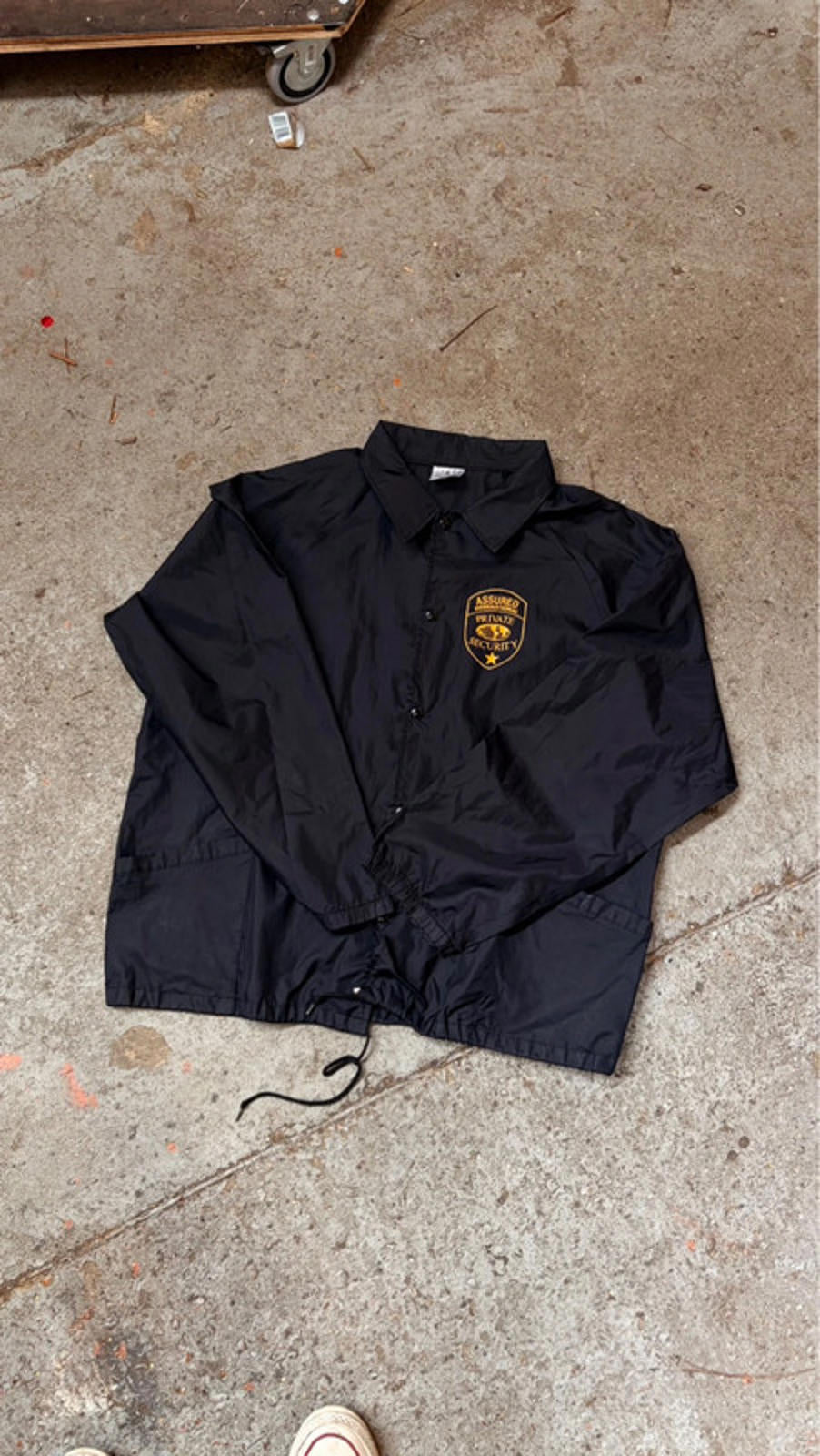 Private security American windbreaker coach jacket
