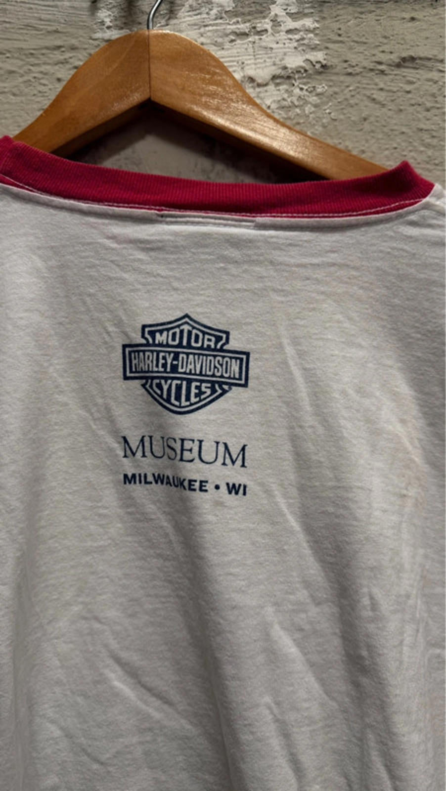 Vintage Harley Davidson Ringer Tee