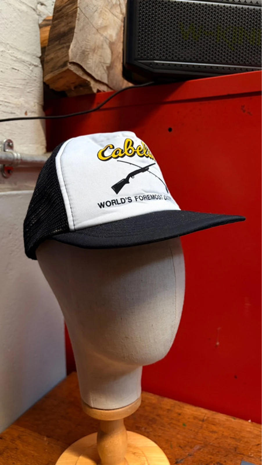 Vintage Cabela's "World's Foremost Outfitter" Trucker Hat - Hunting/Fishing