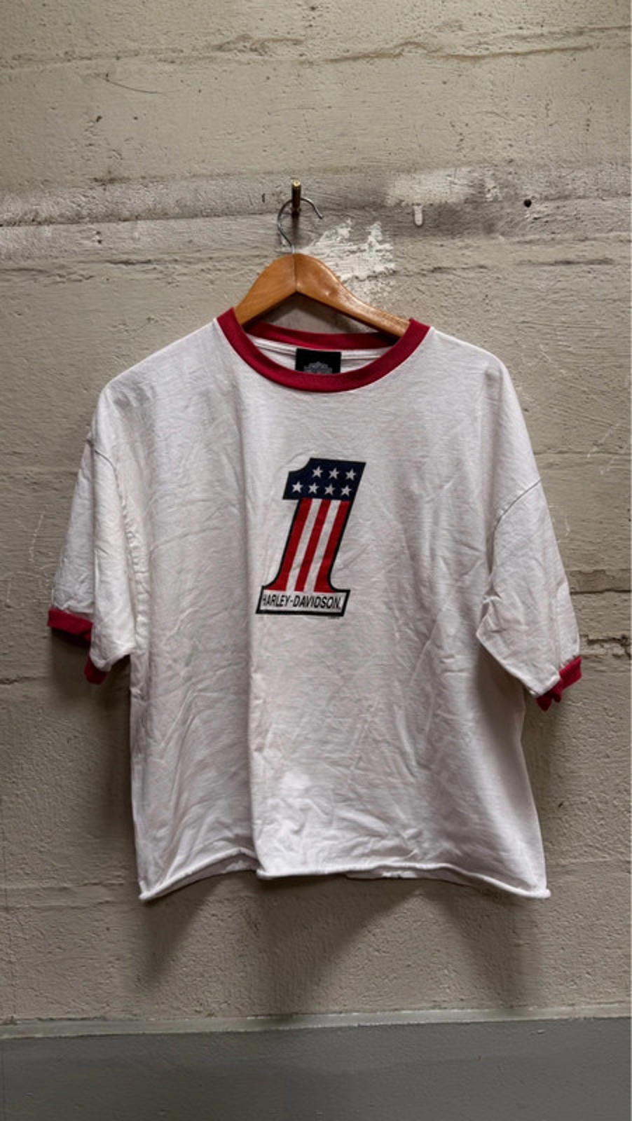 Vintage Harley Davidson Ringer Tee