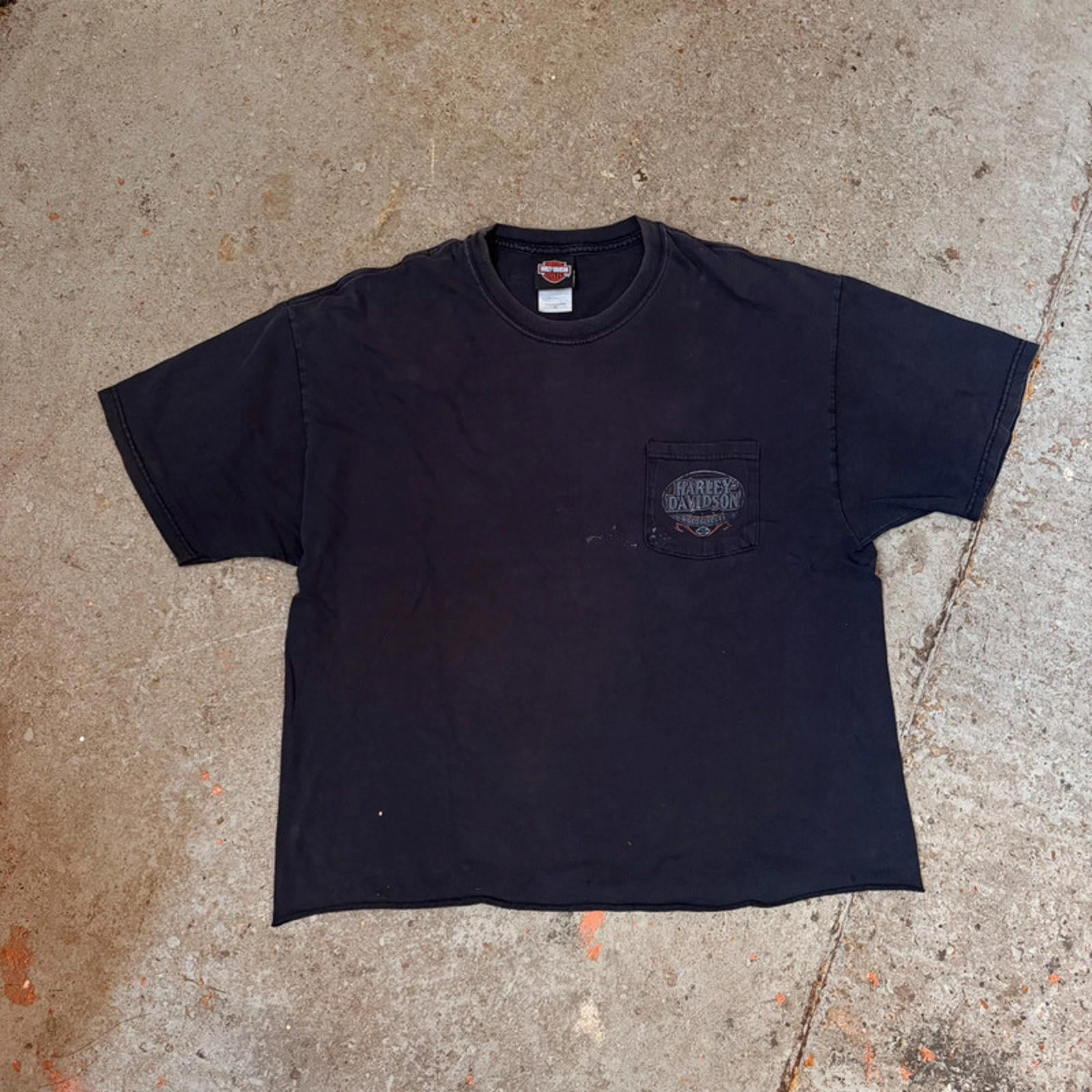 Vintage Harley-Davidson Motorcycles Pocket T-Shirt - Biker Tee