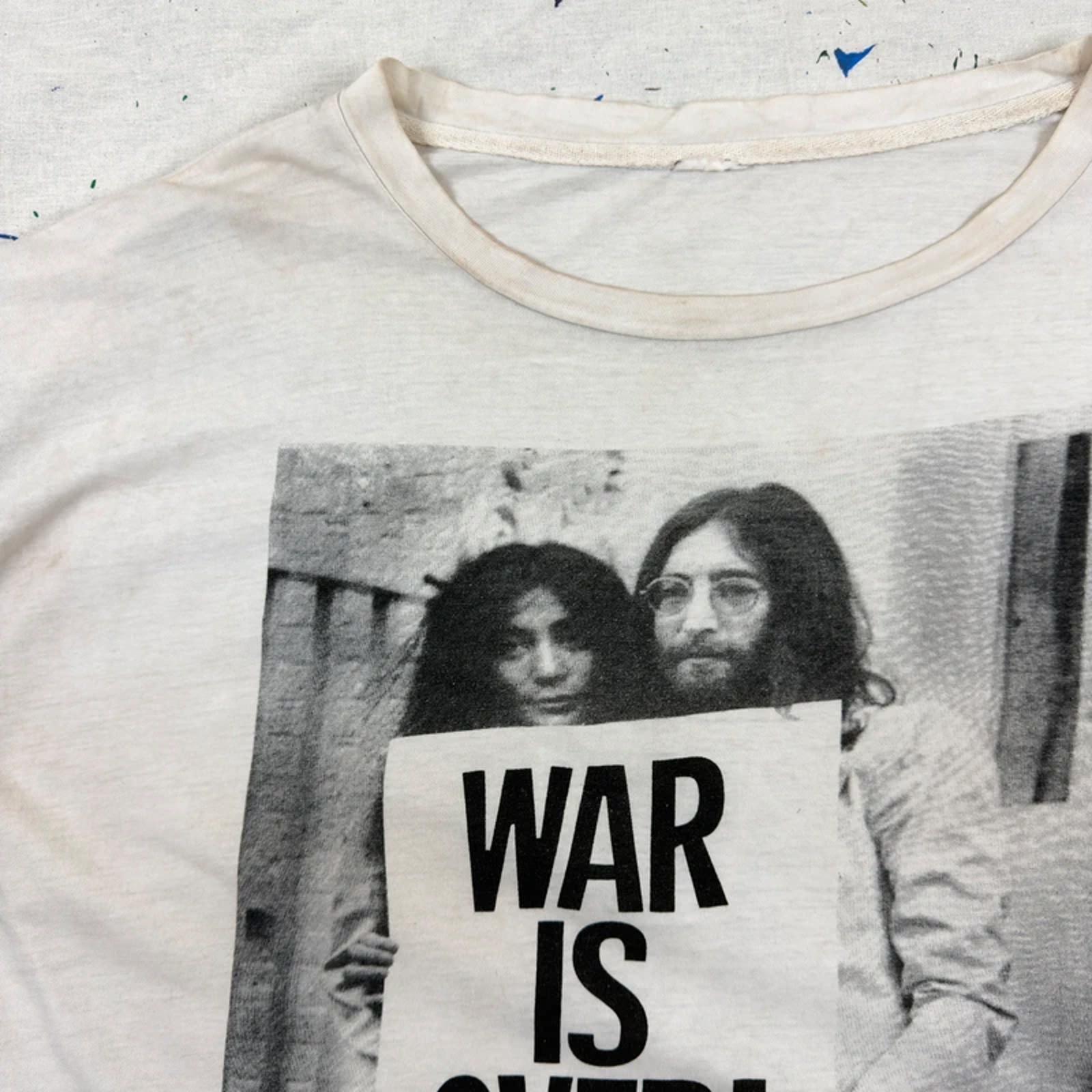 Authentic 80s Vintage John Lennon & Yoko Ono Graphic Tee