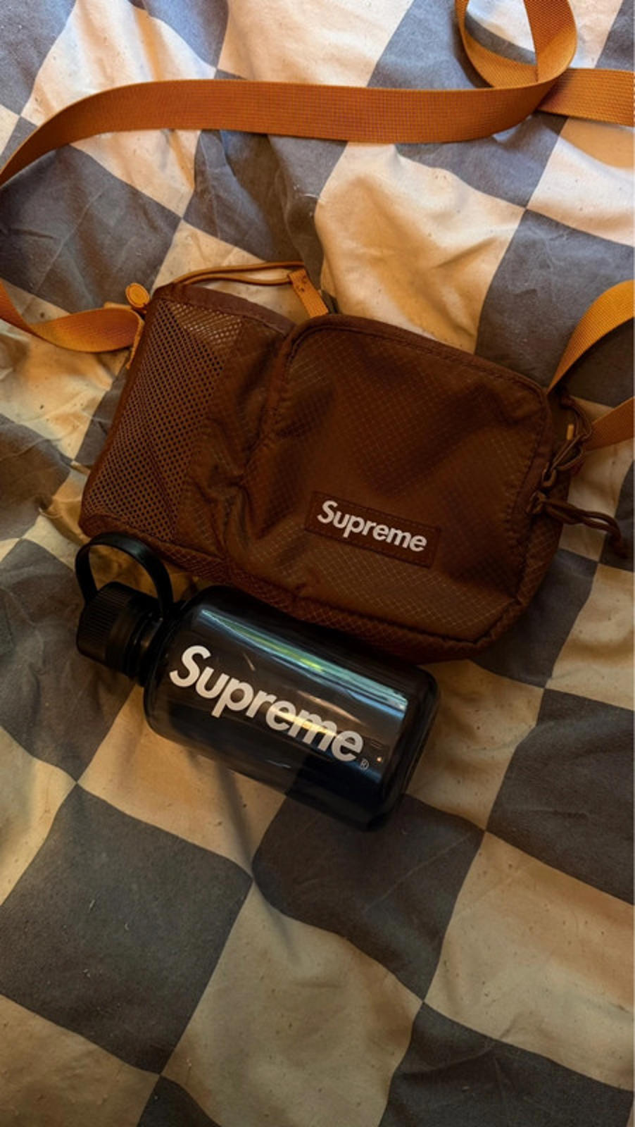 Supreme Box Logo Patch Bag & Bottle