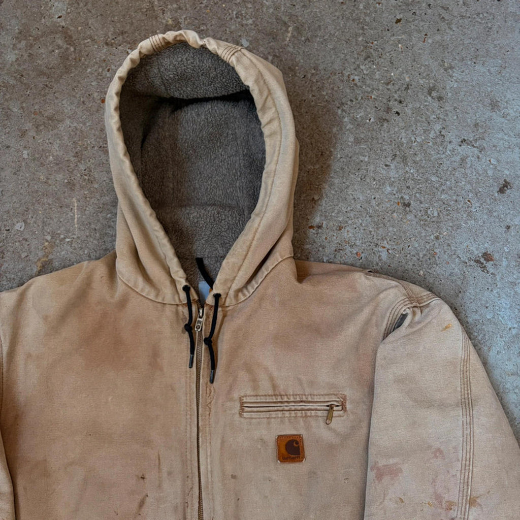 Carhartt Sandstone Active Jacket (J141) - Distressed Khaki