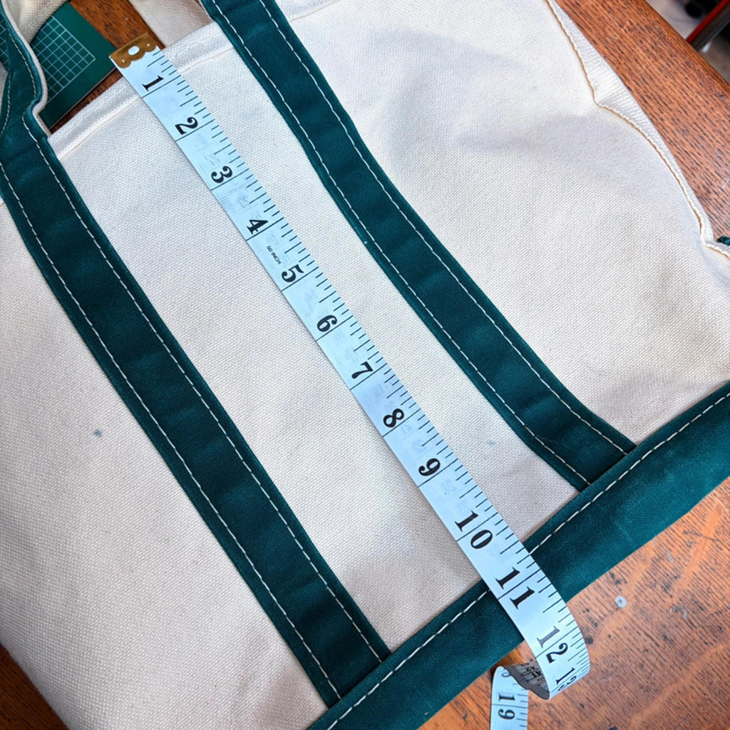 Vintage L.L.Bean Boat and Tote Bag - Hunter Green / Canvas