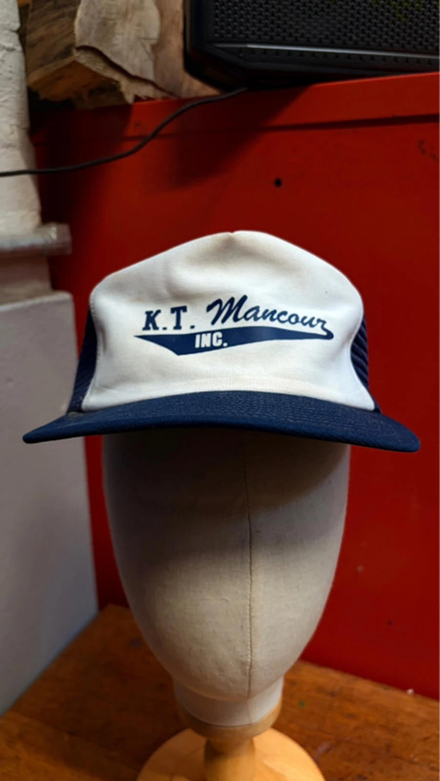 Vintage K.T. Mancour, Inc. Trucker Hat - Simple Script Logo