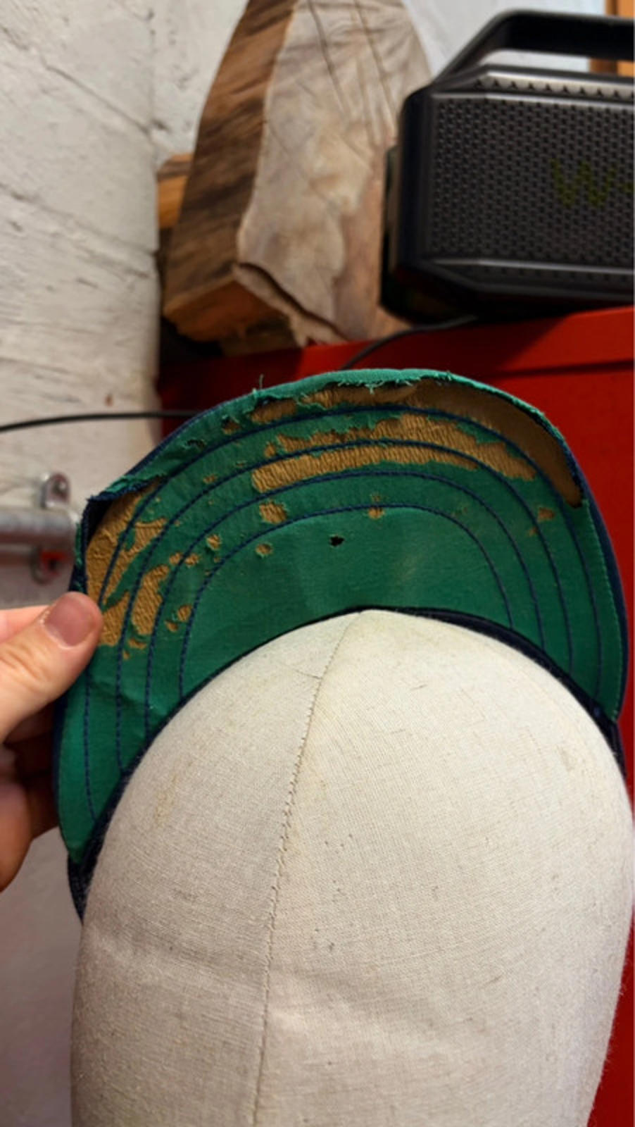 Vintage Blue Trucker Hat - CSC Yellow & Blue Patch