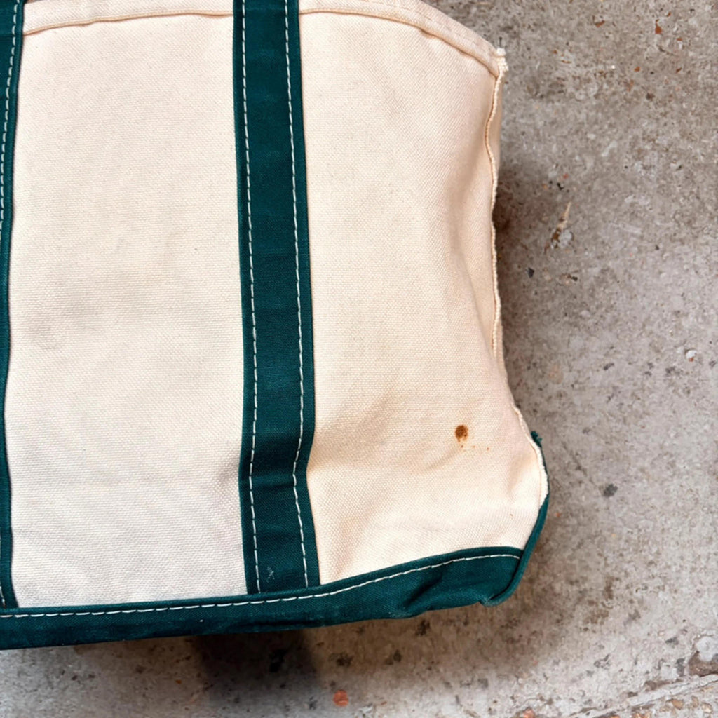Vintage L.L.Bean Boat and Tote Bag - Hunter Green / Canvas