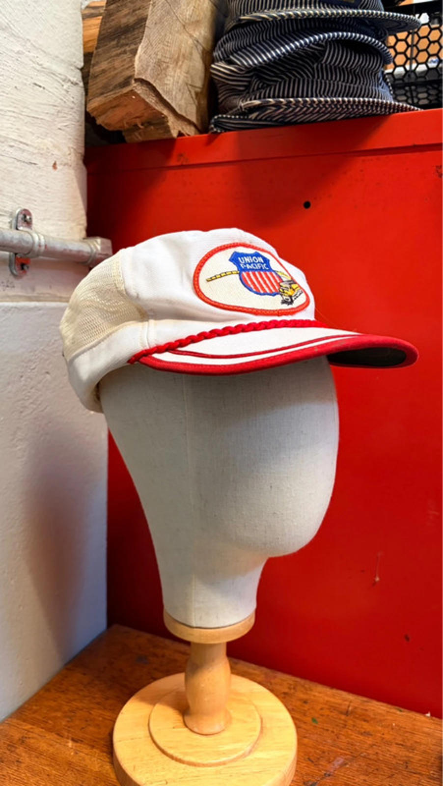 Vintage Union Pacific Trucker Cap (Train Graphic)