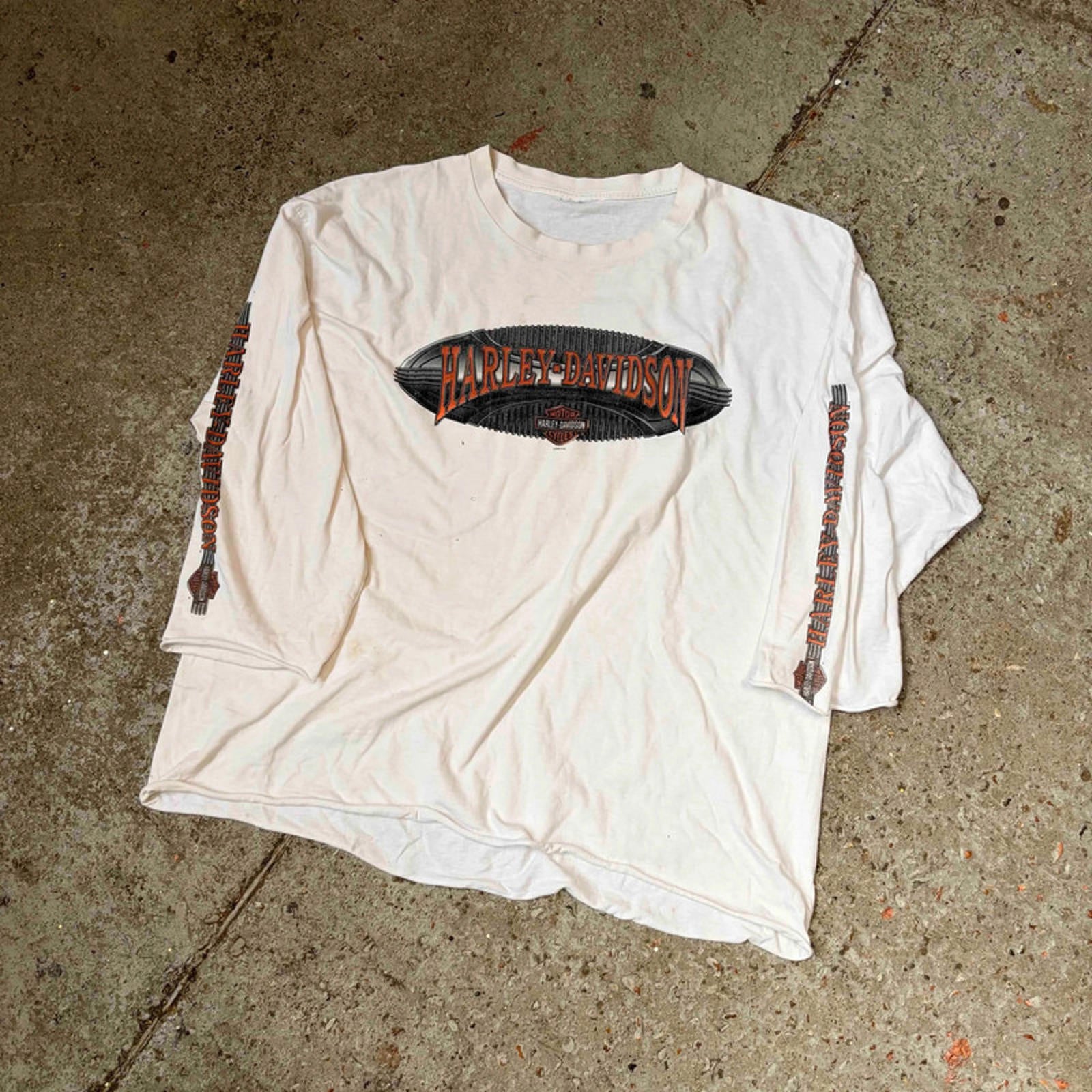Vintage Harley-davidson Long Sleeve T-shirt