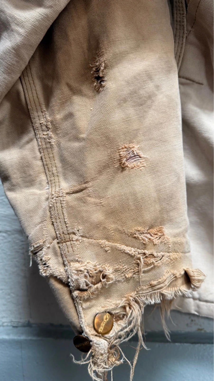 Distressed Carhartt Jacket