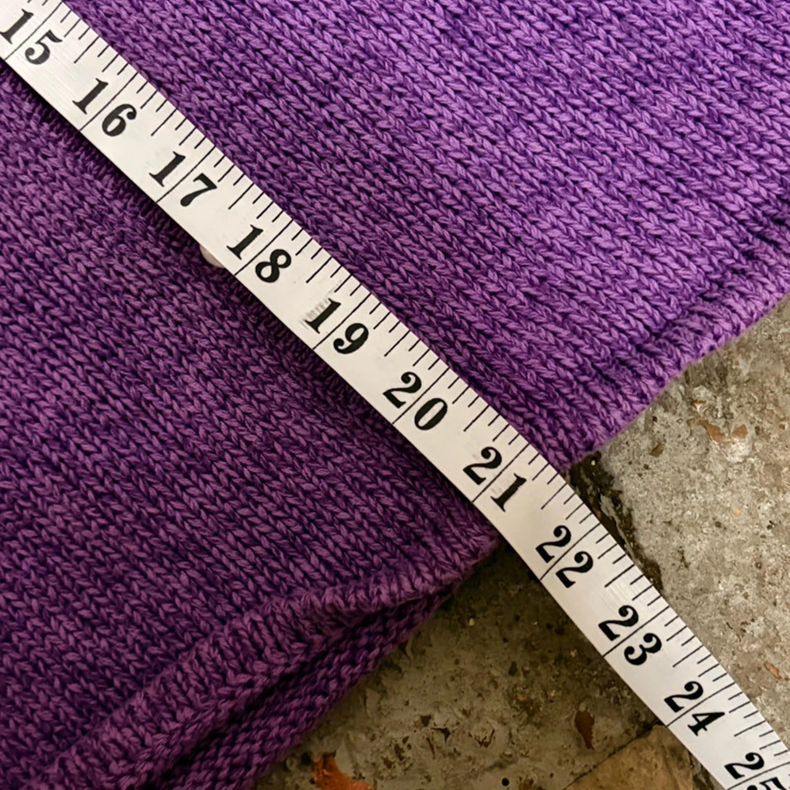 Vintage L.L.Bean Bright Purple Knit Cardigan - Autumn Sweater