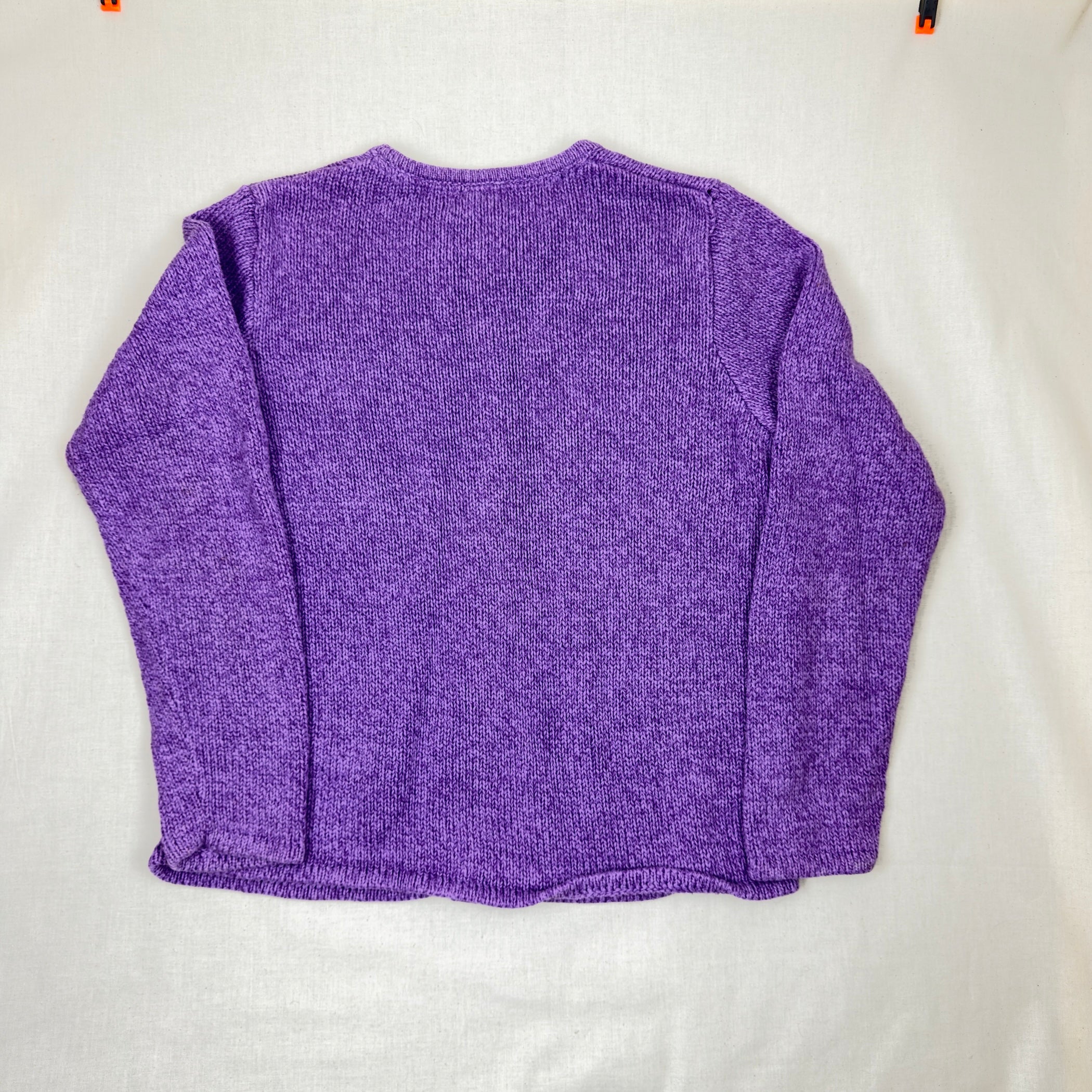 L.L. Bean - Cotton Knit Cardigan - Lavender (M)