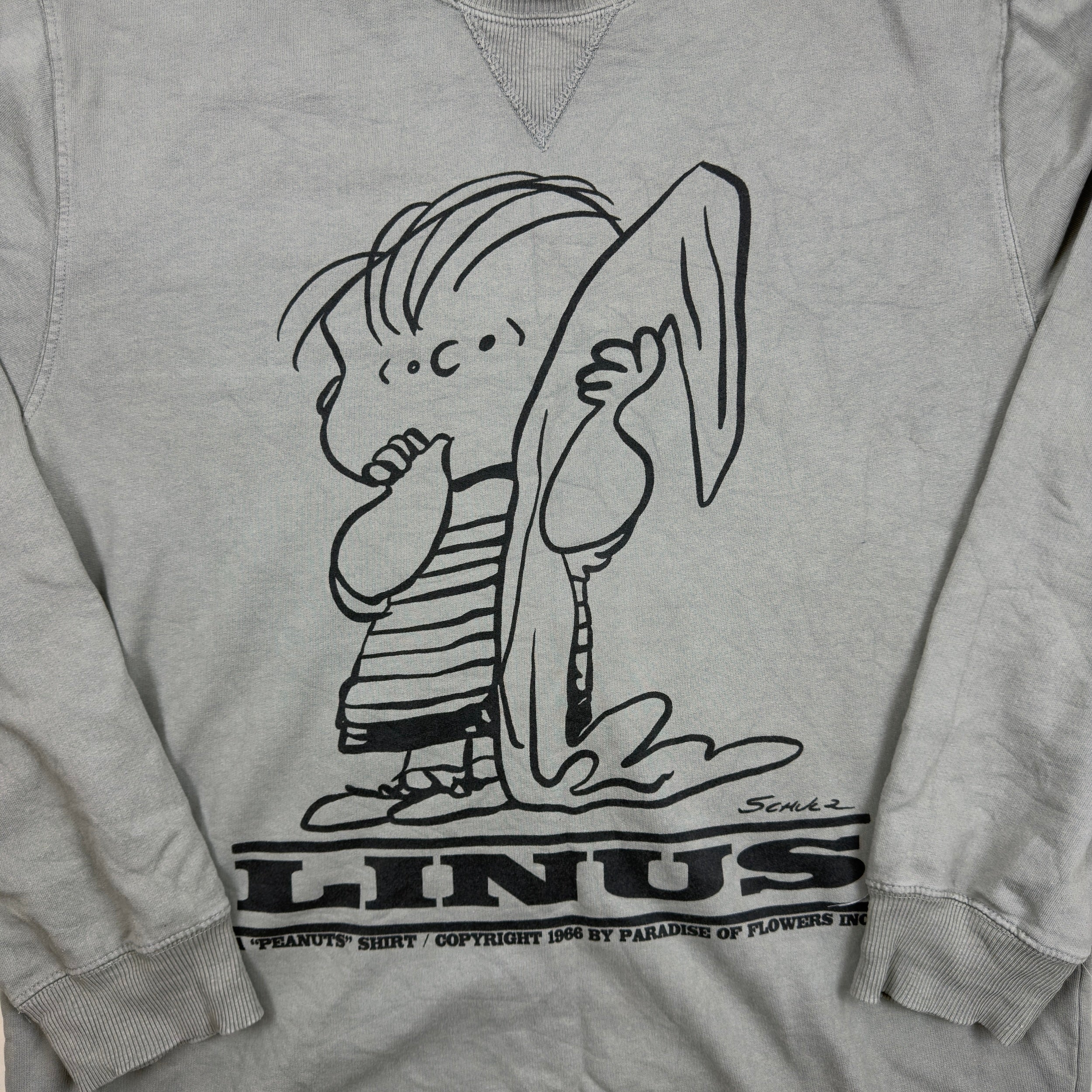 Port & Company / Linus - Bootleg Copyright Graphic Sweatshirt - Grey (L)