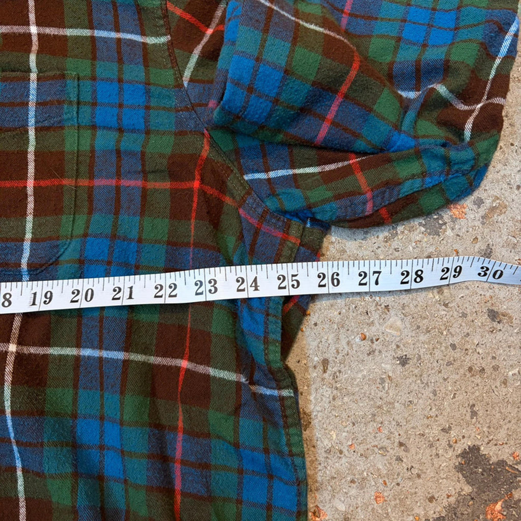 L.L.Bean Flannel Shirt - Blue and Green Plaid