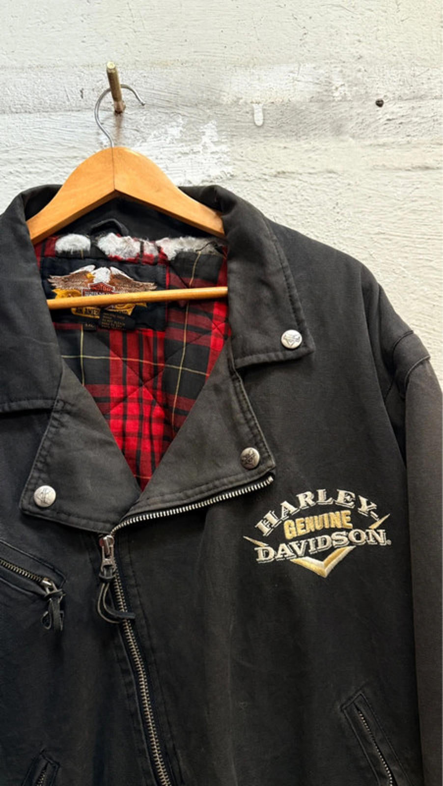Vintage Harley Davidson Bomber Jacket