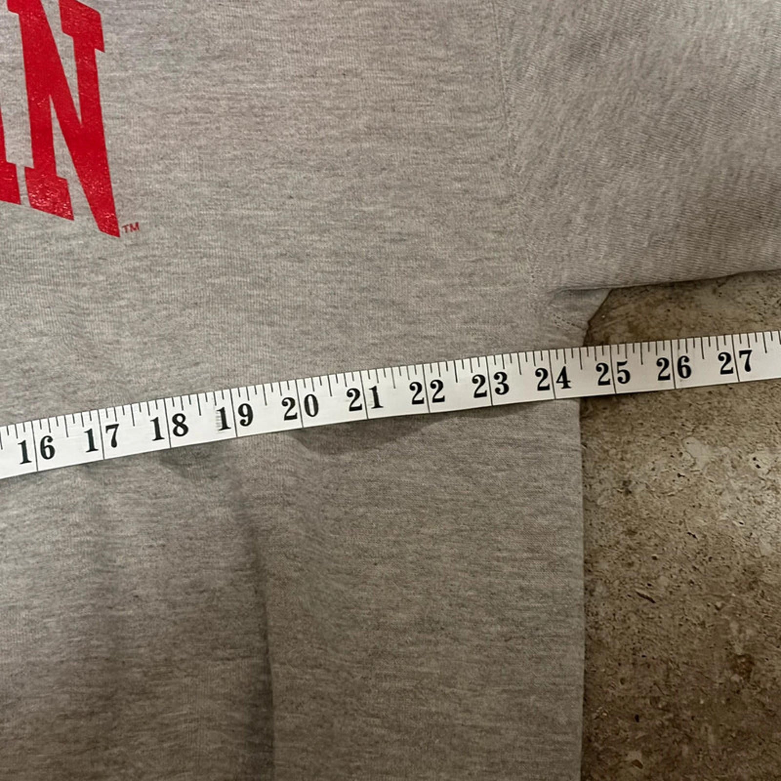 Vintage University of Wisconsin Hoodie - Gray Sweatshirt