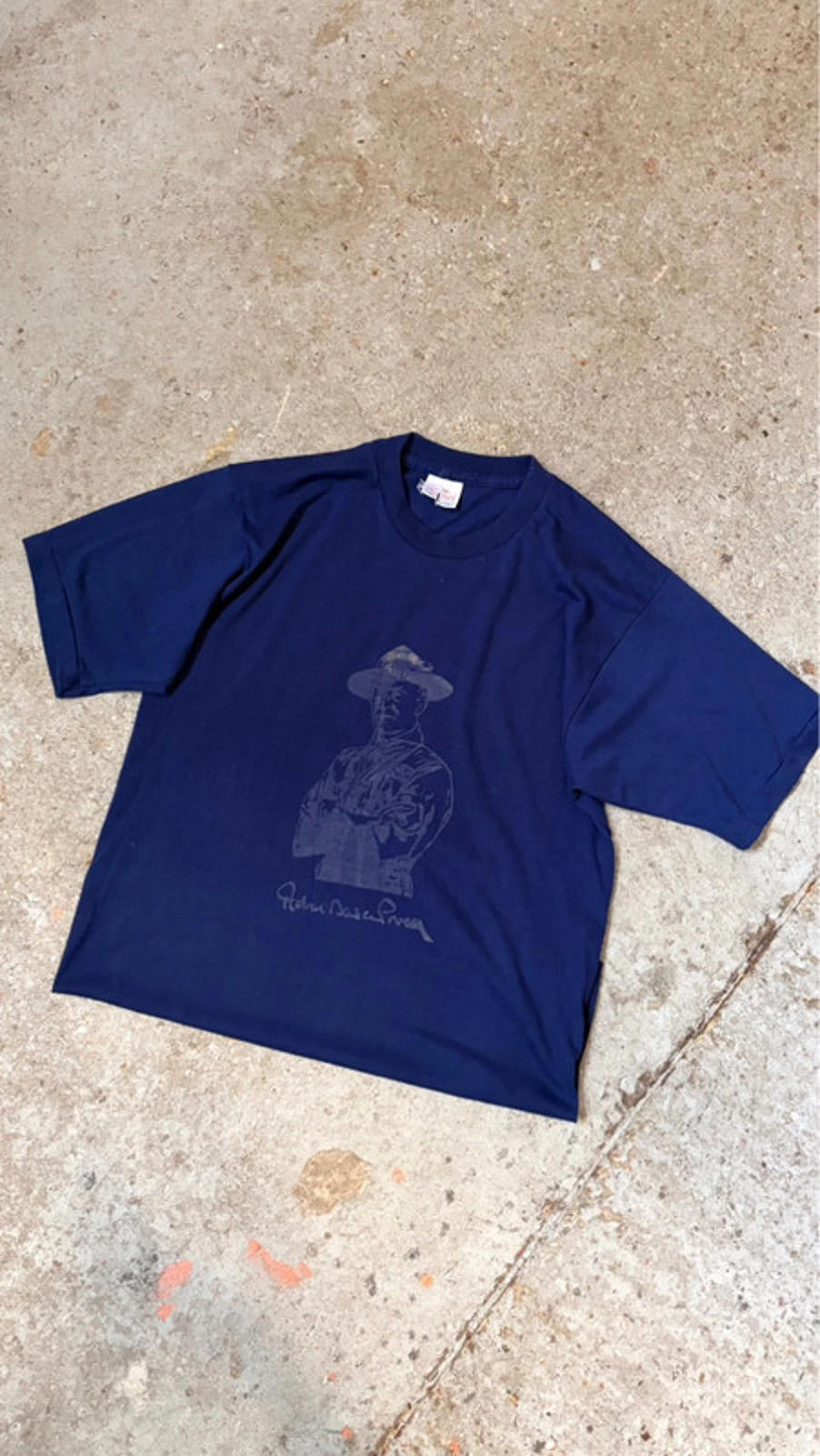 Vintage Lord Baden-Powell T-Shirt - Scouting Founder Portrait