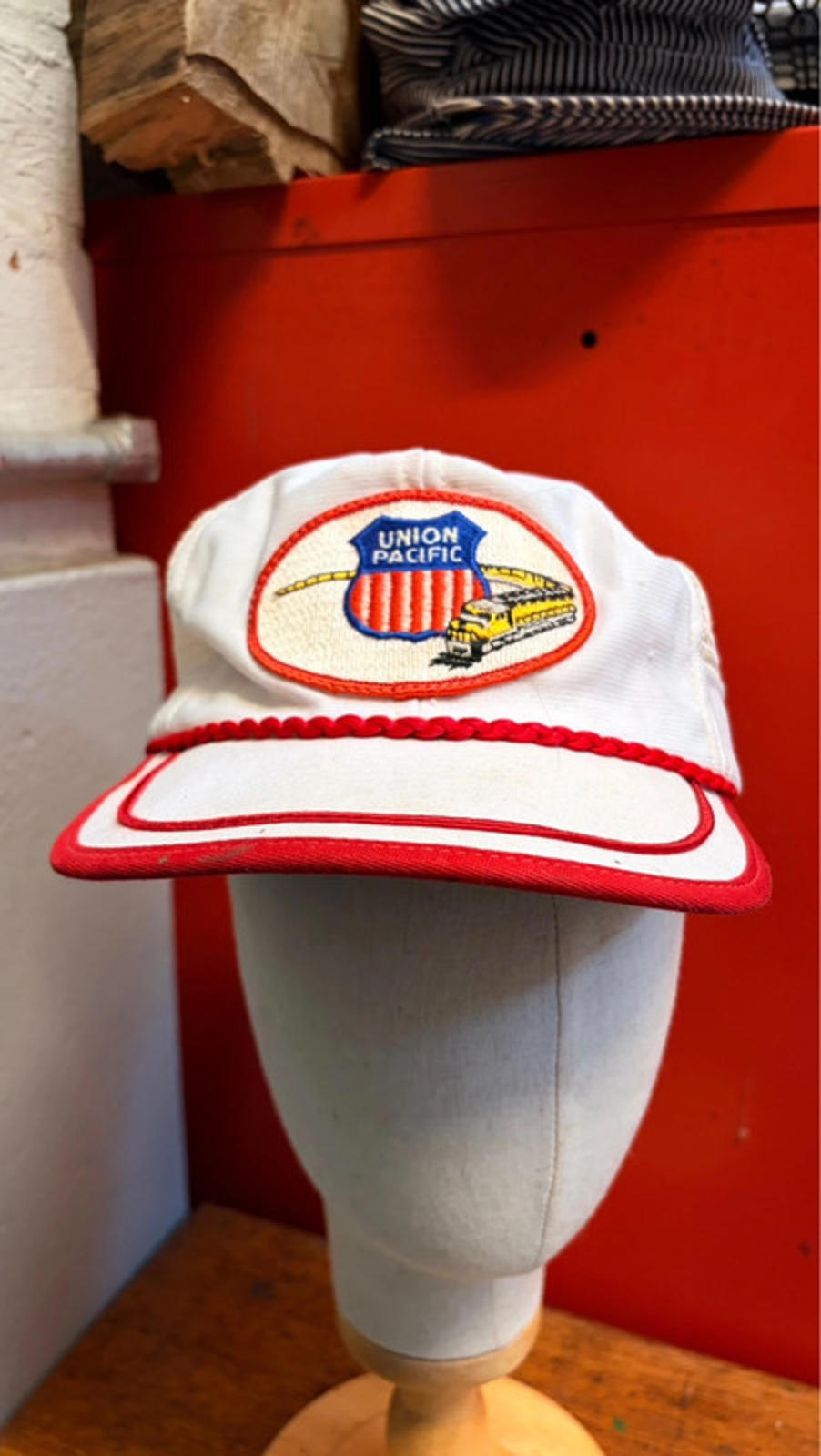 Vintage Union Pacific Trucker Cap (Train Graphic)