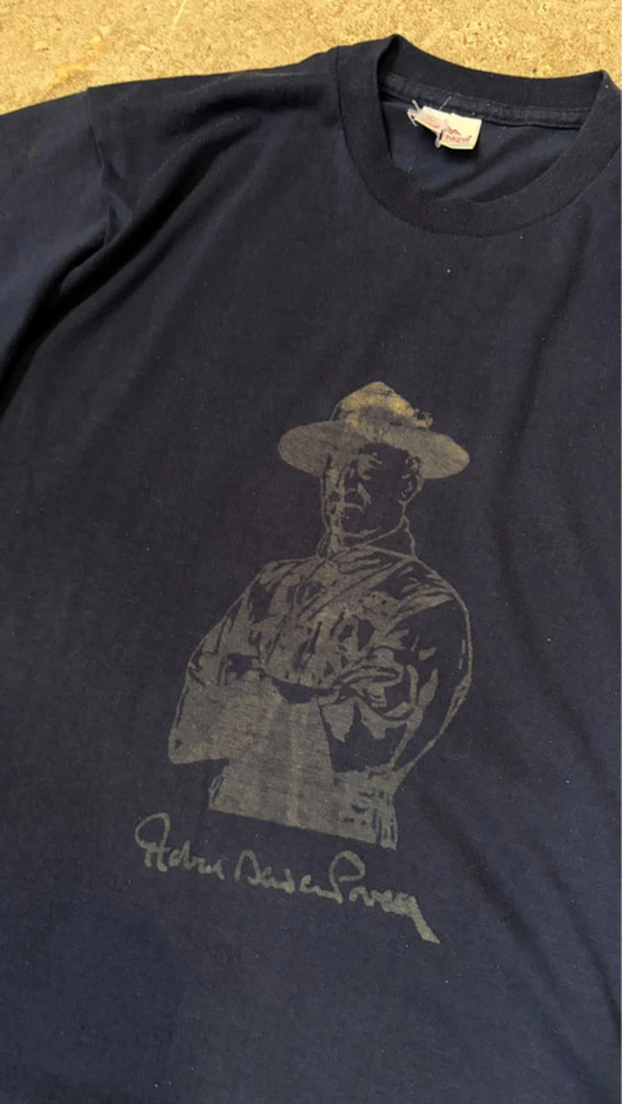 Vintage Lord Baden-Powell T-Shirt - Scouting Founder Portrait