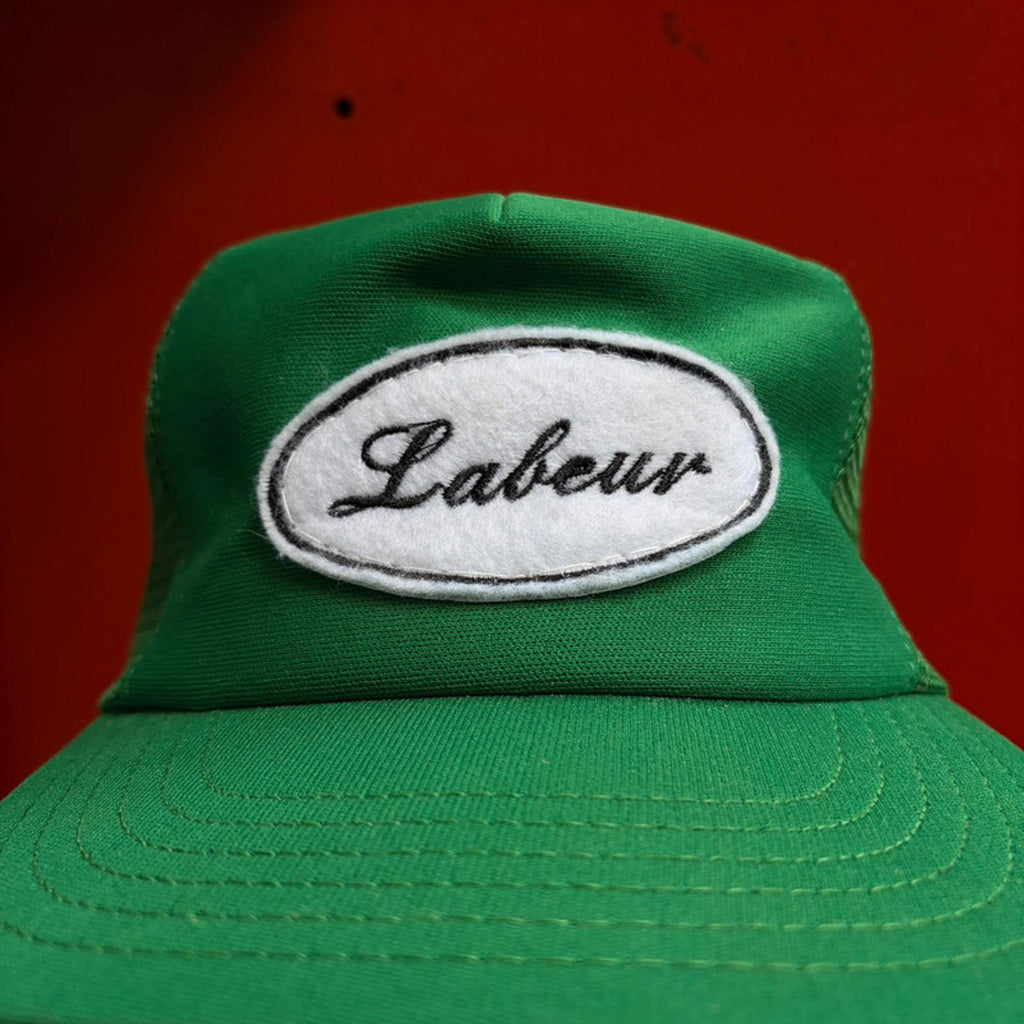 Labeur Vintage Upcycled Cap - Green Mesh Trucker