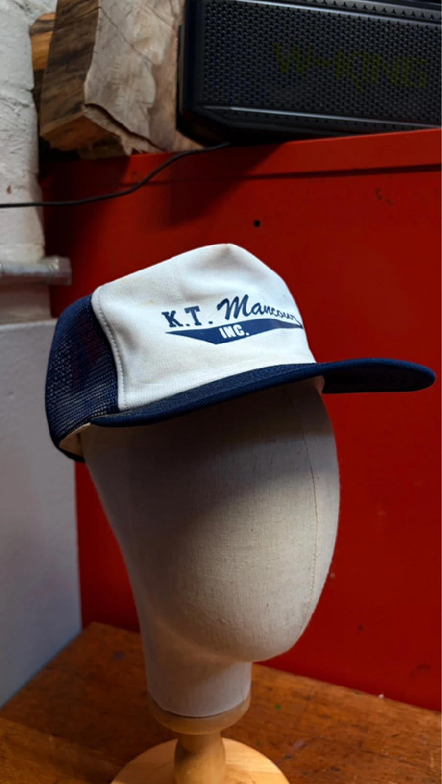 Vintage K.T. Mancour, Inc. Trucker Hat - Simple Script Logo