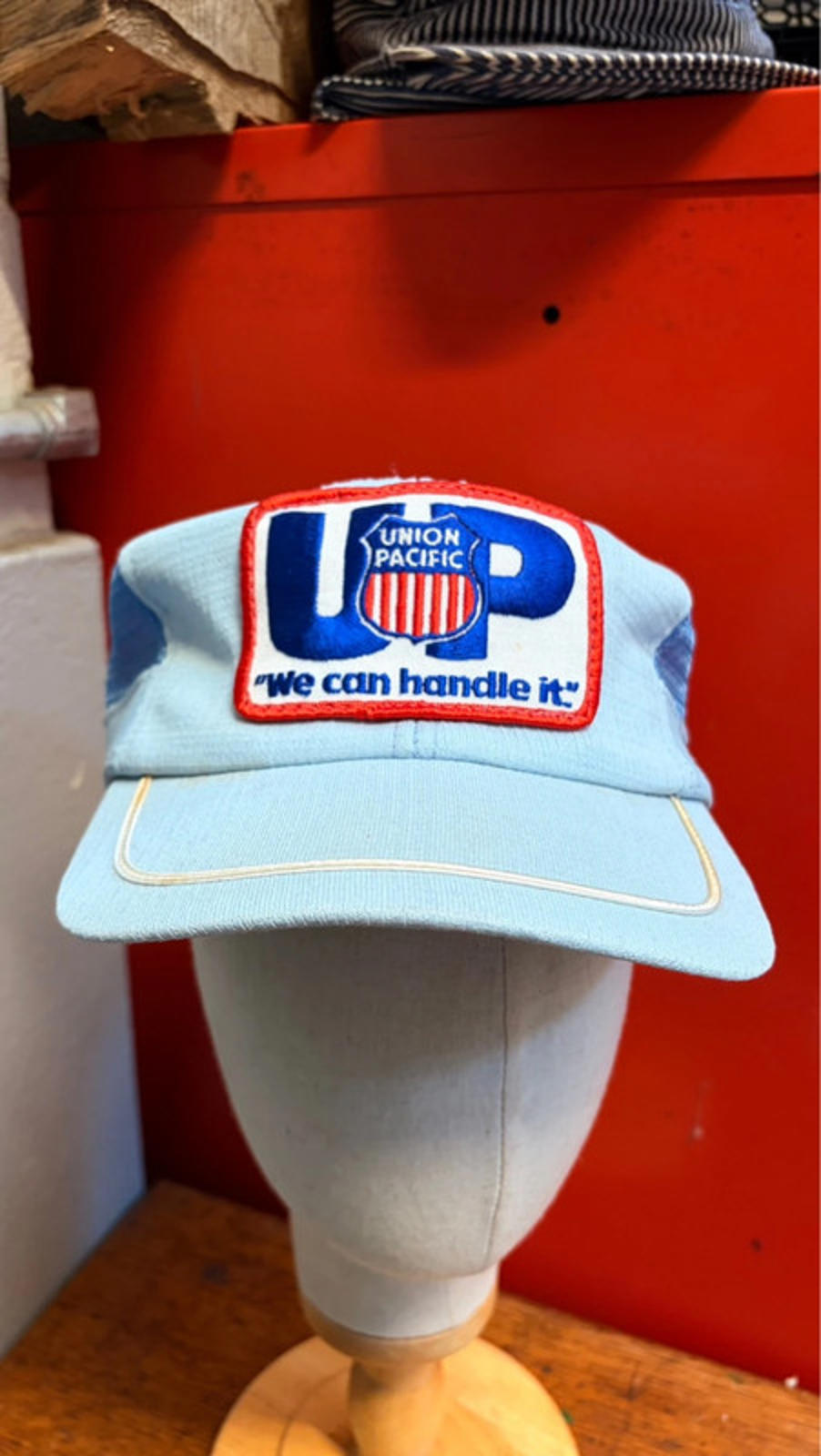 Vintage Union Pacific Trucker Cap ("We Can Handle It")