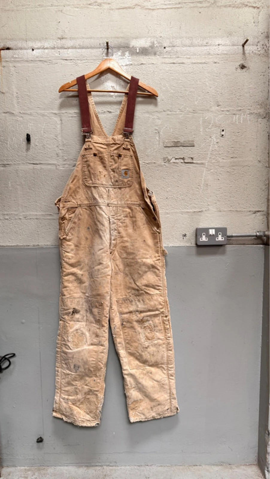 Distressed Carhartt Dungarees