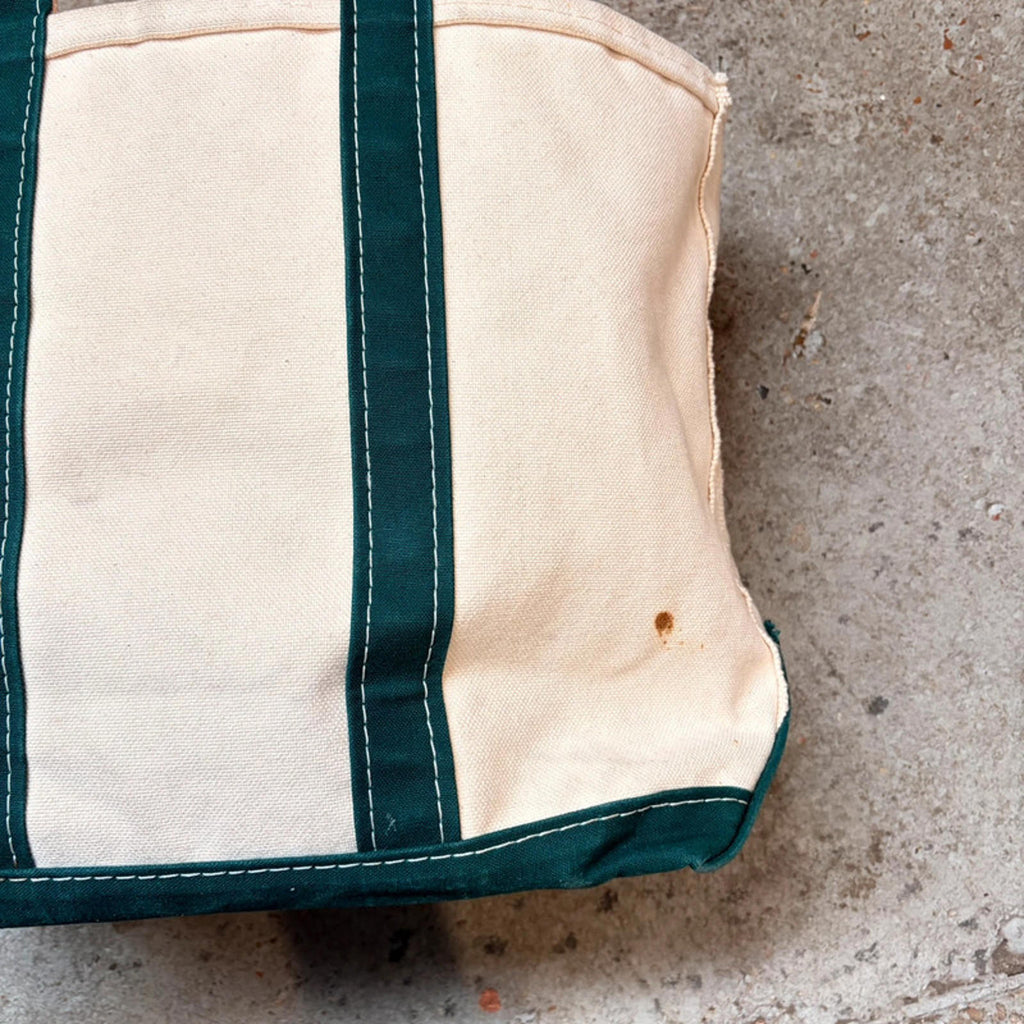 Vintage L.L.Bean Boat and Tote Bag - Hunter Green / Canvas
