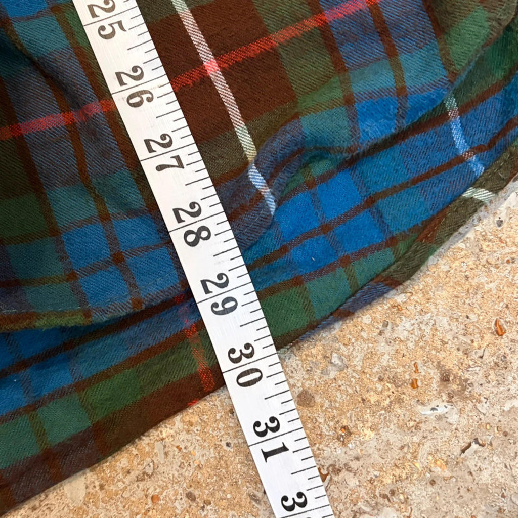 L.L.Bean Flannel Shirt - Blue and Green Plaid