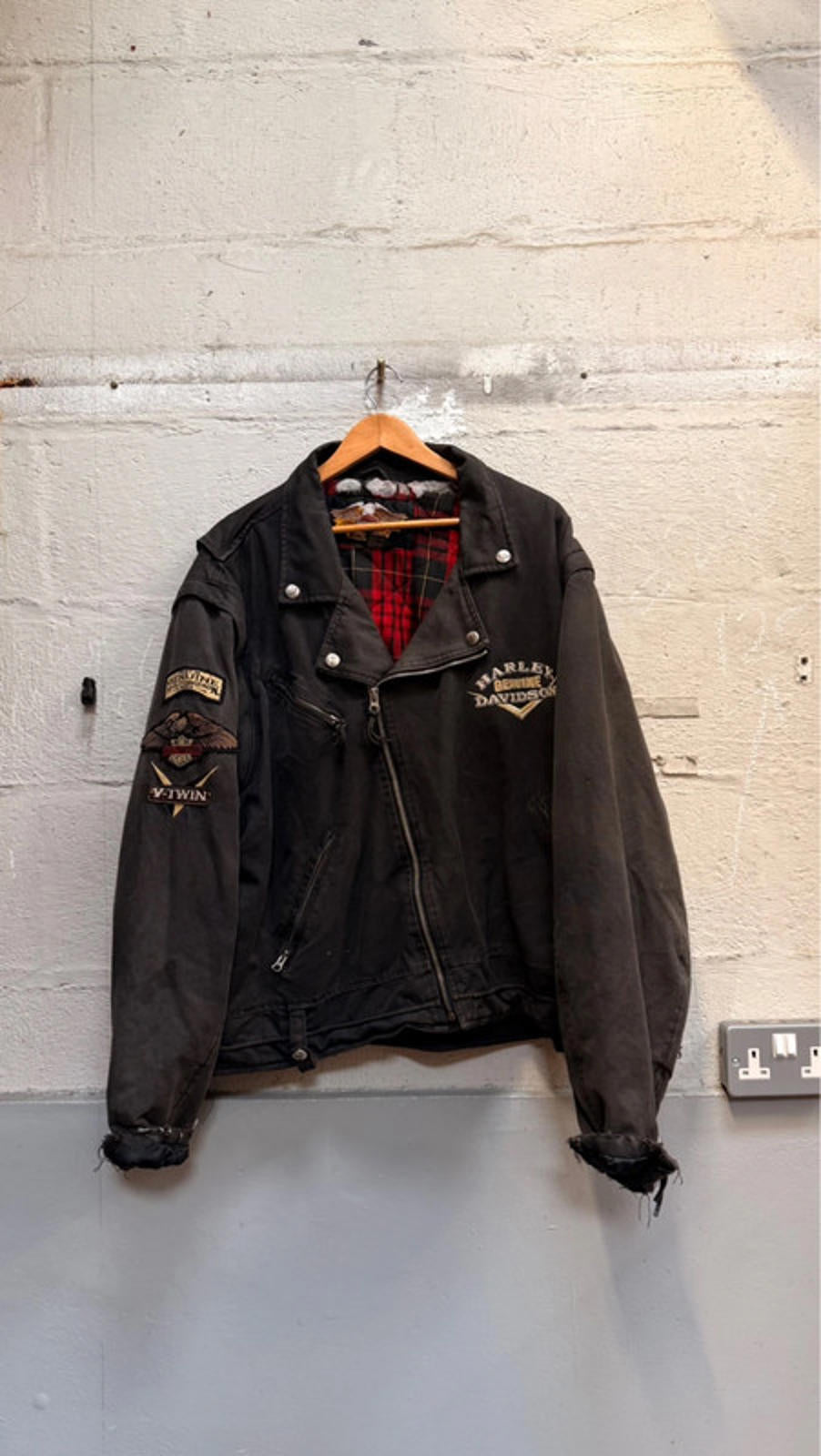 Vintage Harley Davidson Bomber Jacket