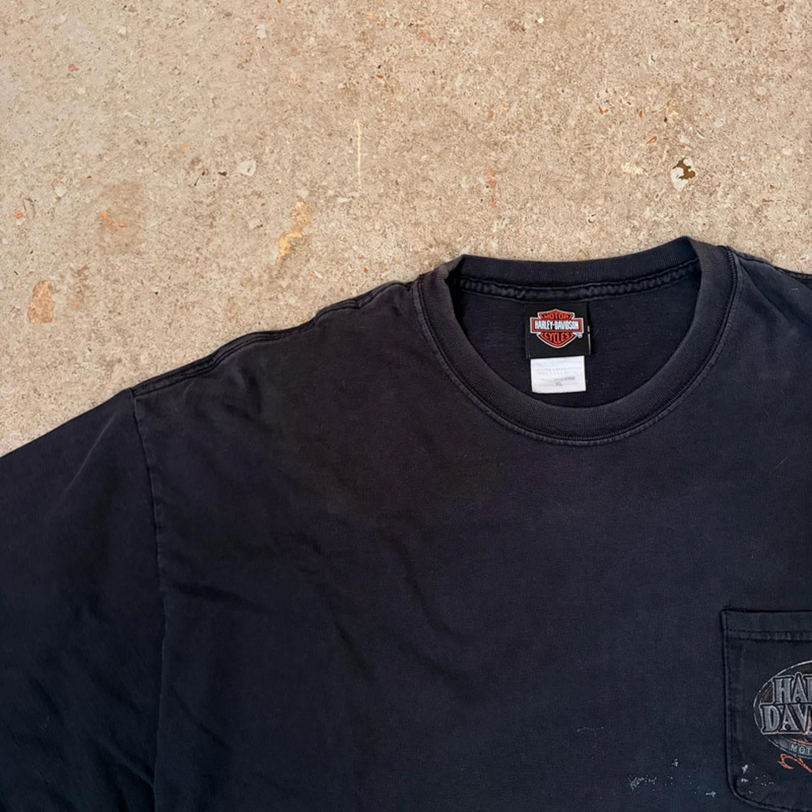 Vintage Harley-Davidson Motorcycles Pocket T-Shirt - Biker Tee