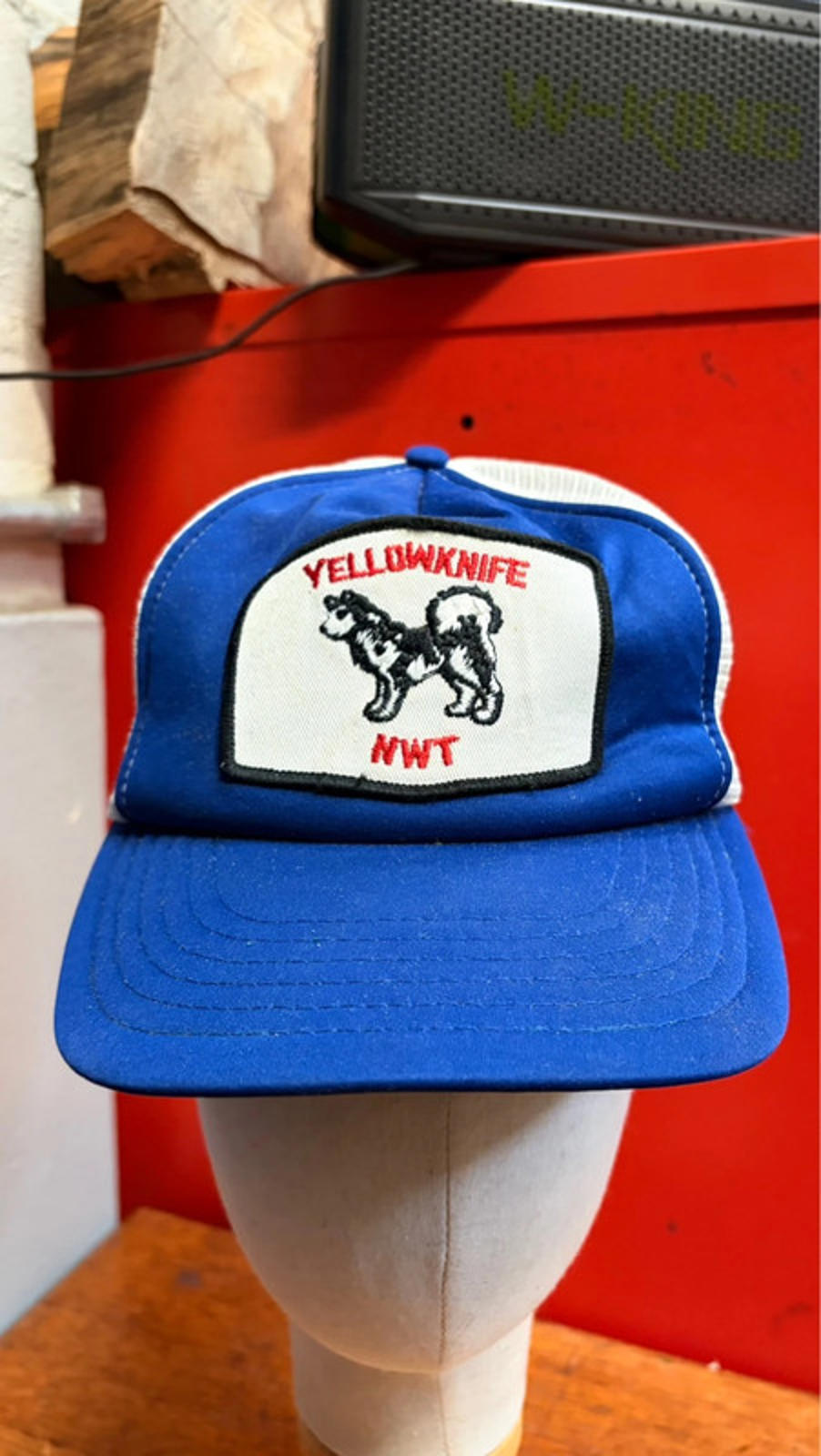Vintage Yellowknife NWT Trucker Hat - Husky Dog Patch