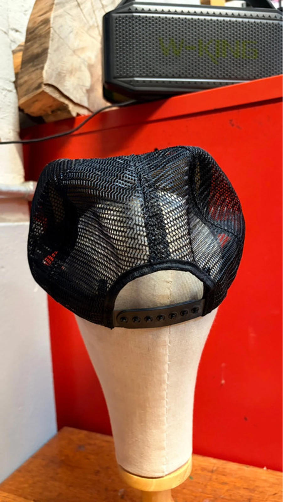 Vintage Black Contractors Steel Company Trucker Hat - Embroidered Logo