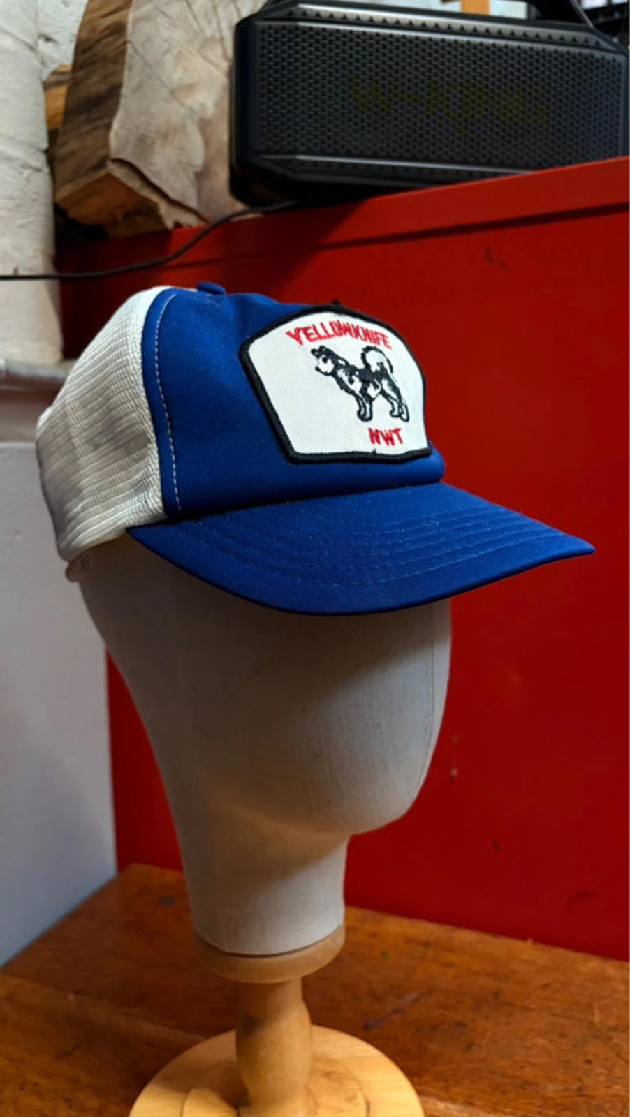 Vintage Yellowknife NWT Trucker Hat - Husky Dog Patch