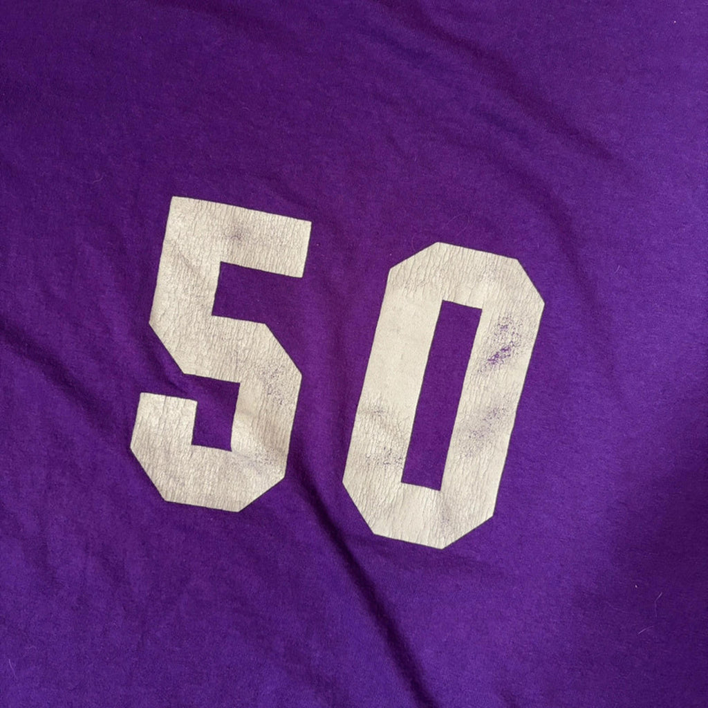 Vintage 90s/Y2K Fruit of the Loom All Stars T-Shirt - Purple XL