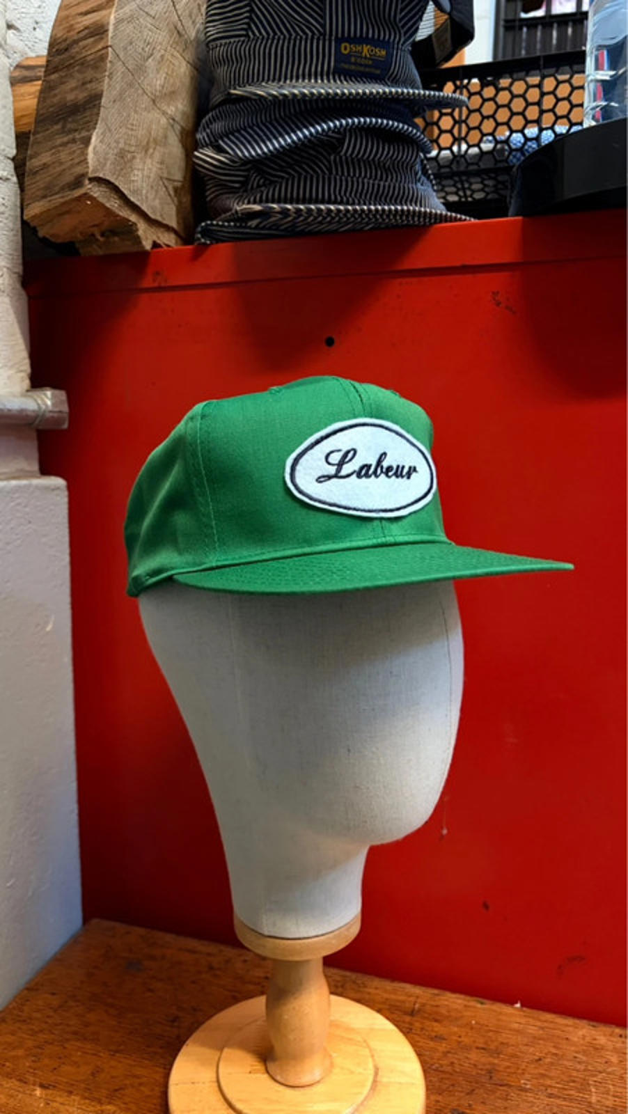 Labeur Vintage Custom Cap - Green (Unbranded Blank)