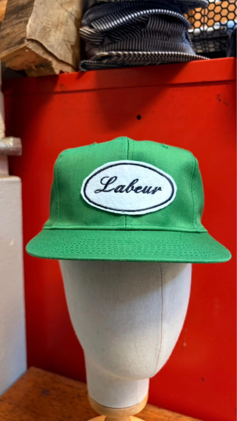 Labeur Vintage Custom Cap - Green (Unbranded Blank)