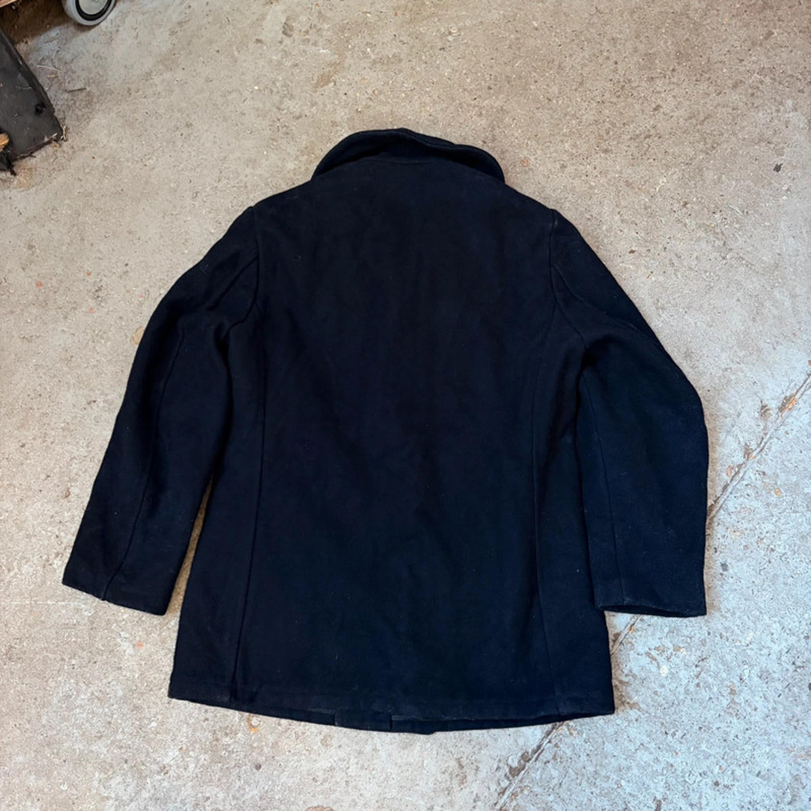 Vintage Fox Knapp Peacoat - US Navy Style Wool Coat - Size 40