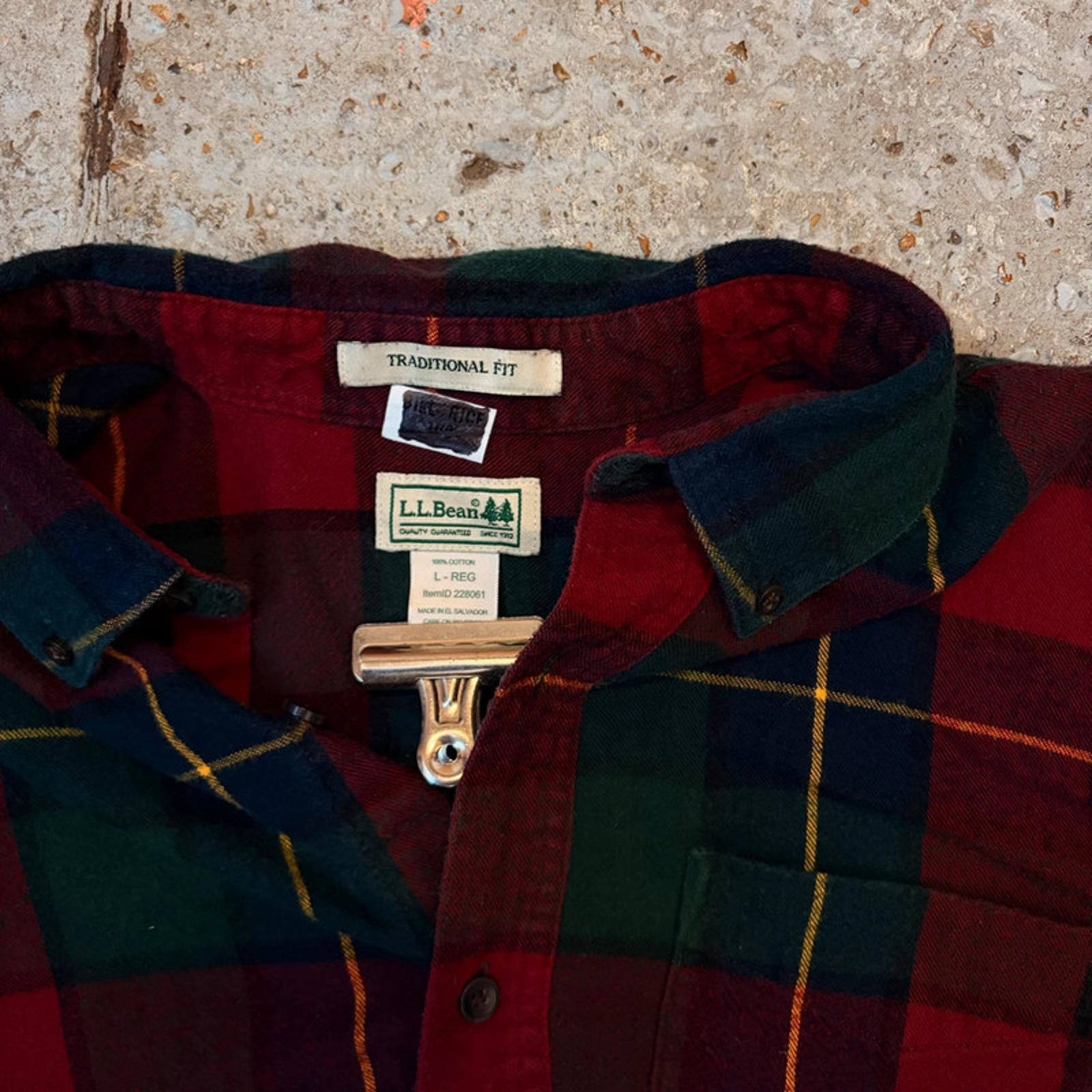 L.L.Bean Flannel Shirt - Classic Hunter Plaid