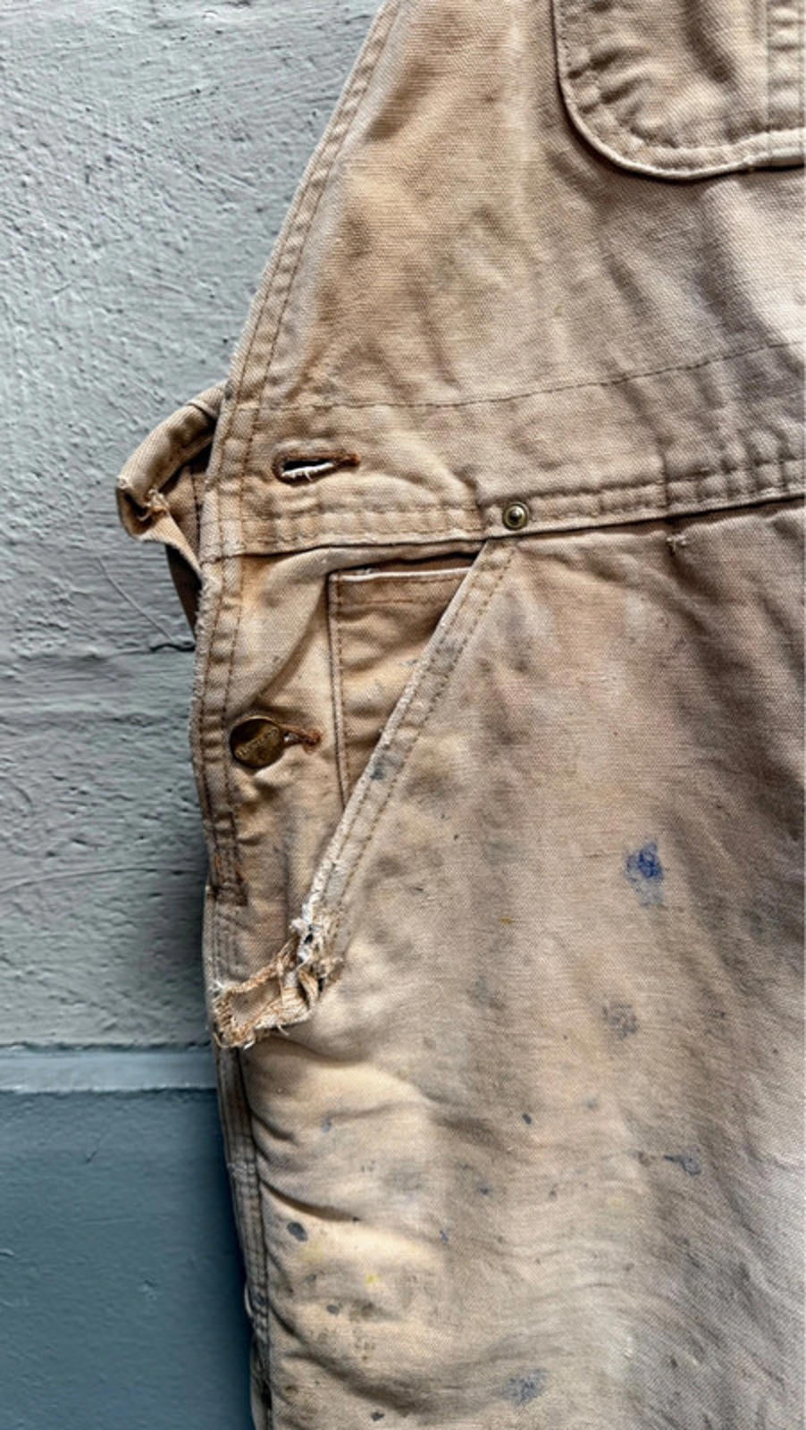 Distressed Carhartt Dungarees