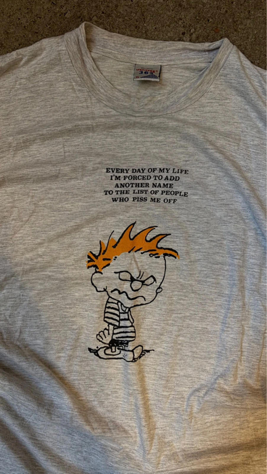 90s Calvin & Hobbes Jerzees Graphic Tee